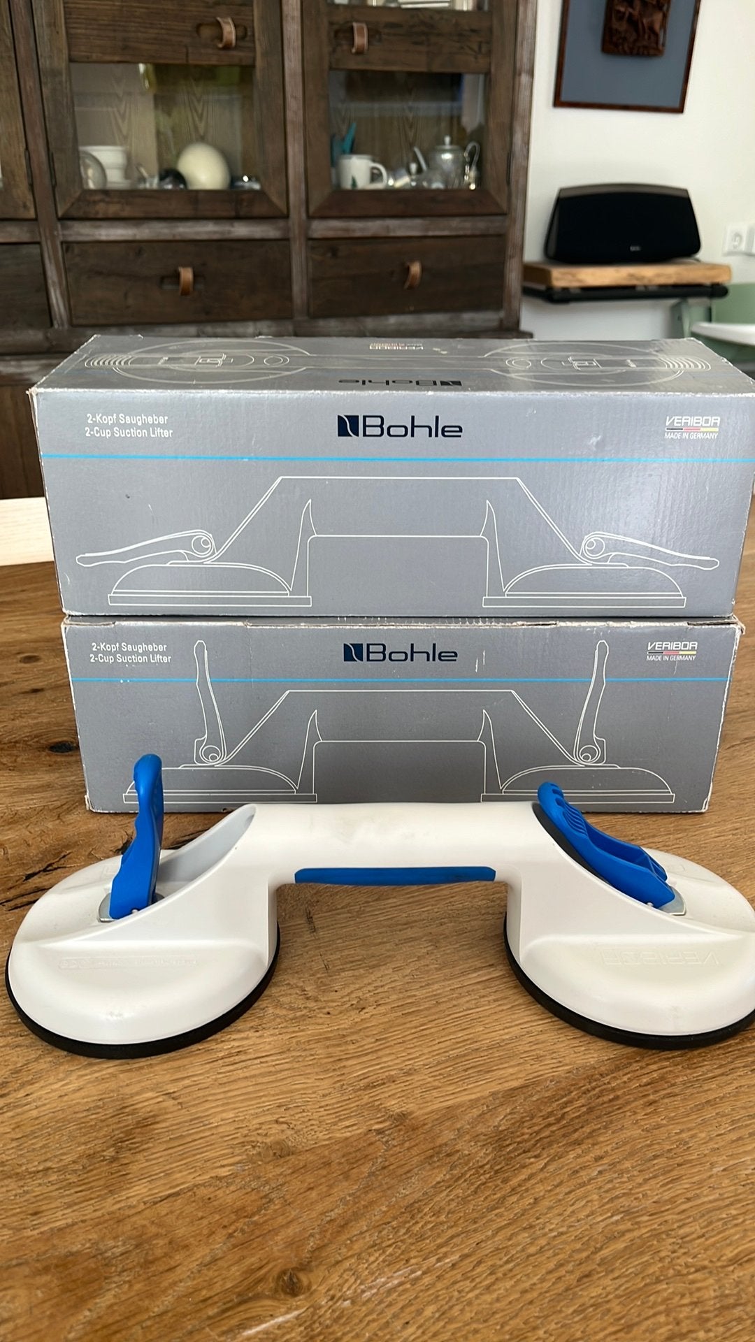 Bohle zuignap ramen BO 602.1G twee stuks, Doe-het-zelf en Verbouw, Glas en Ramen, Ophalen, Minder dan 80 cm
