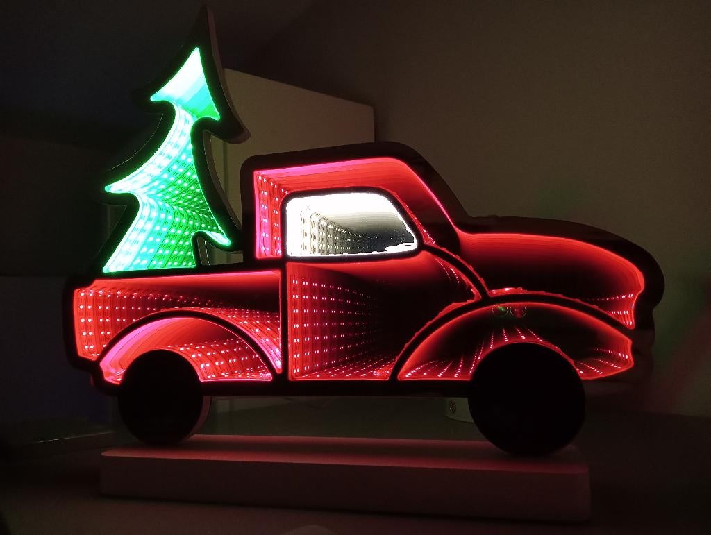 kerstauto met ledverlichting, Ophalen of Verzenden, Zo goed als nieuw