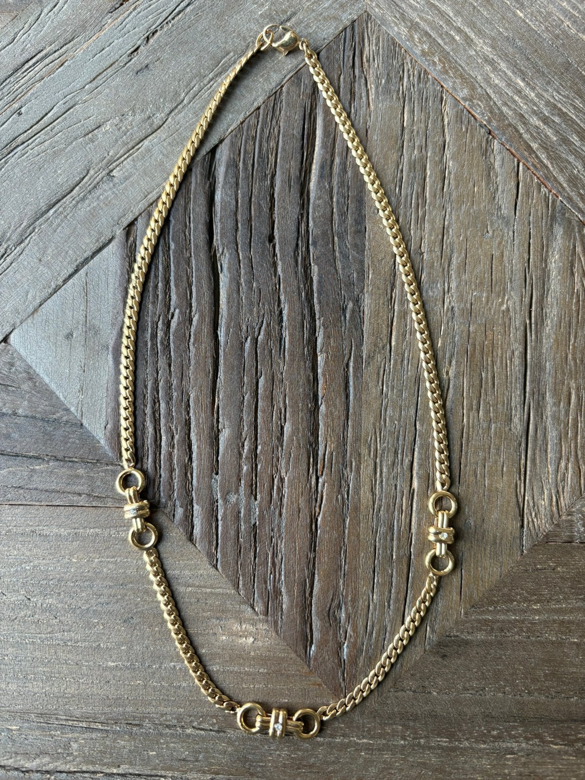 Ketting 18kt verguld staal, Sieraden, Tassen en Uiterlijk, Kettingen, Overige materialen, Nieuw, Ophalen of Verzenden, Goud