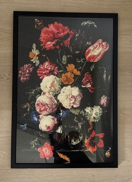Diamondpainting met lijst 60cm x 40cm, Ophalen, Nieuw, Glas, Fotolijst