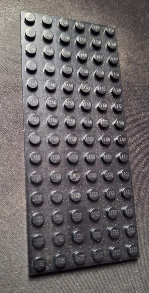 Lego plaat zwart  Plaat 6 x 14   (22 stuks), Lego, Ophalen of Verzenden, Zo goed als nieuw, Losse stenen
