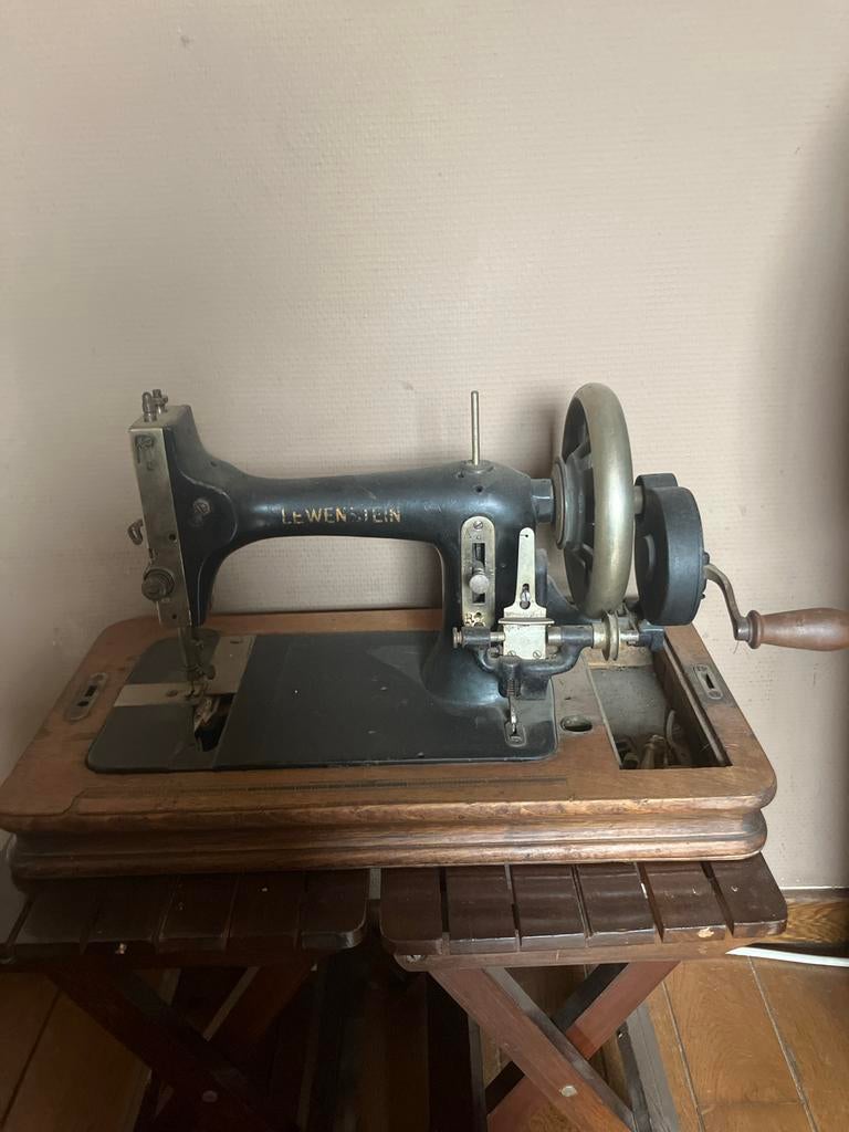 Antieke Lewenstein Naaimachine - Decoratief Handwerk, Antiek en Kunst, Antiek | Naaimachines, Ophalen