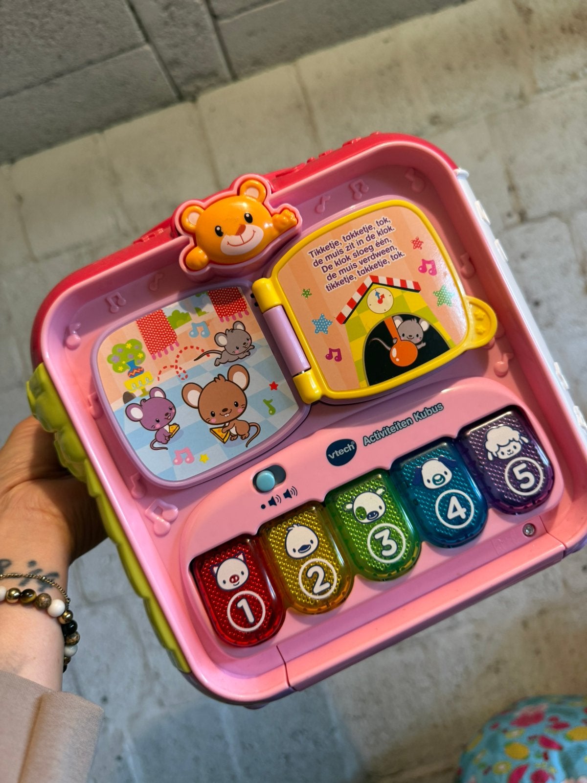 Vtech kubus, Kinderen en Baby's, Speelgoed | Vtech, Ophalen of Verzenden, Zo goed als nieuw, 6 maanden tot 2 jaar