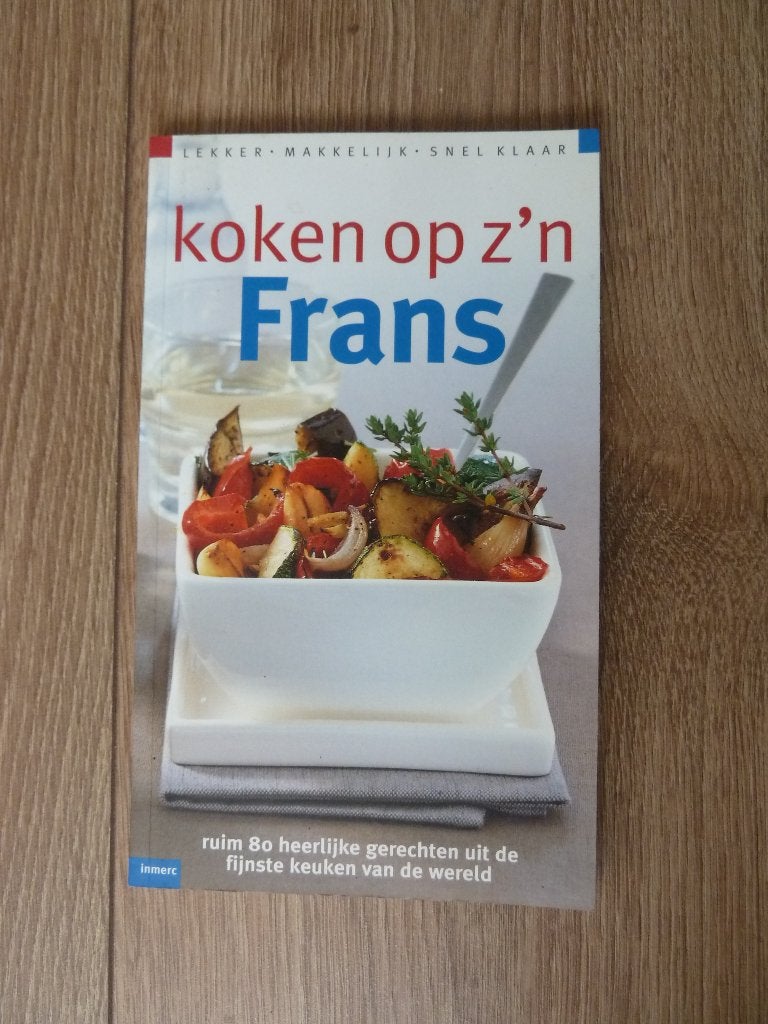 KOOKBOEKJE - koken op z'n FRANS, Boeken, Ophalen, Gelezen, Frankrijk