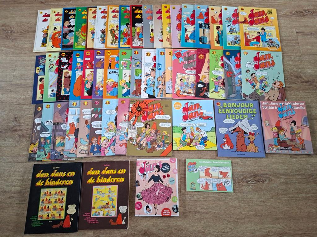 Jan Jans en de kinderen stripalbums, Meerdere stripboeken, Ophalen of Verzenden, Zo goed als nieuw