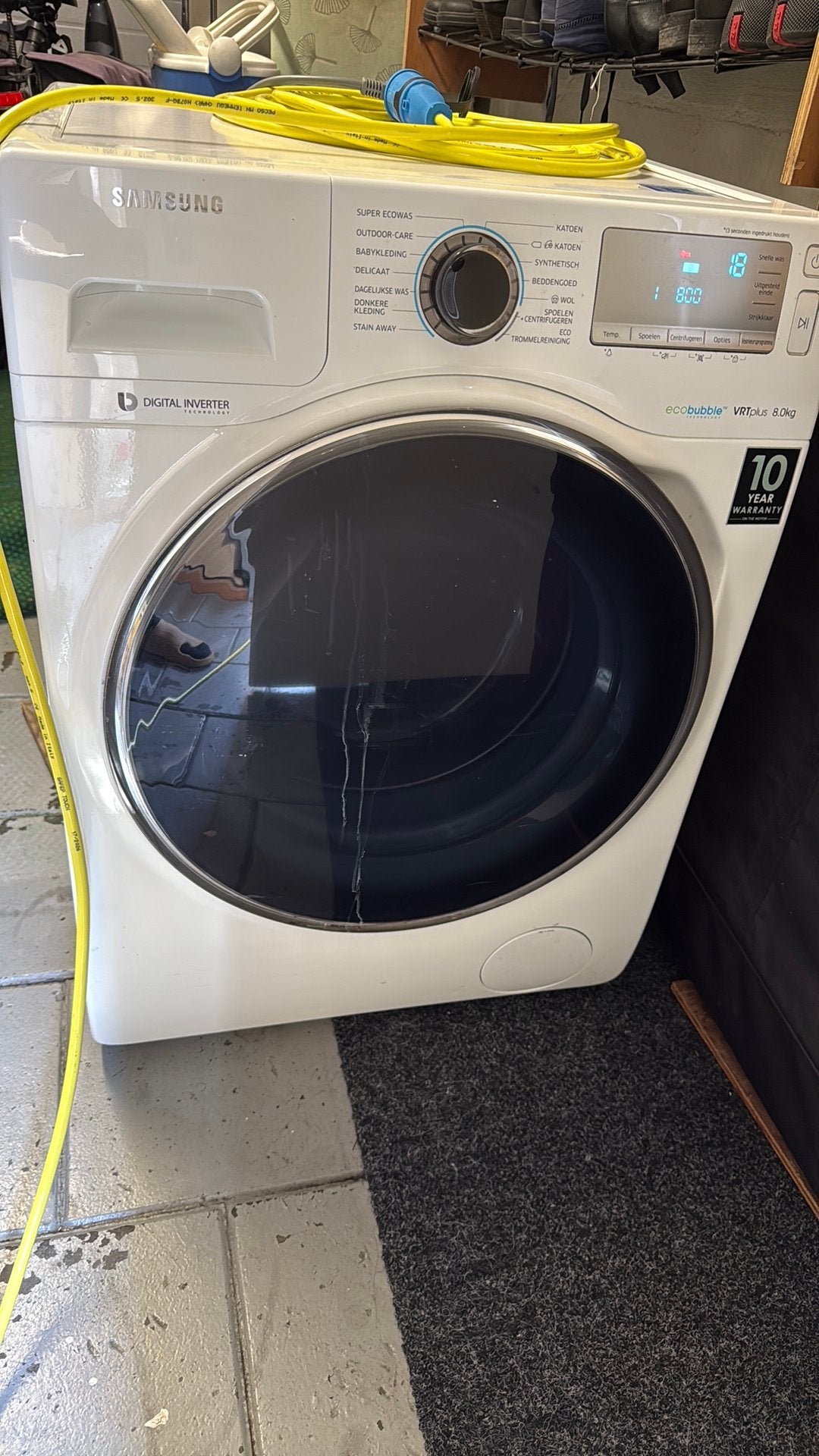 Samsung Ecobubbel VRT plus 8kg, Witgoed en Apparatuur, 8 tot 10 kg, Ophalen of Verzenden, Voorlader, 85 tot 90 cm