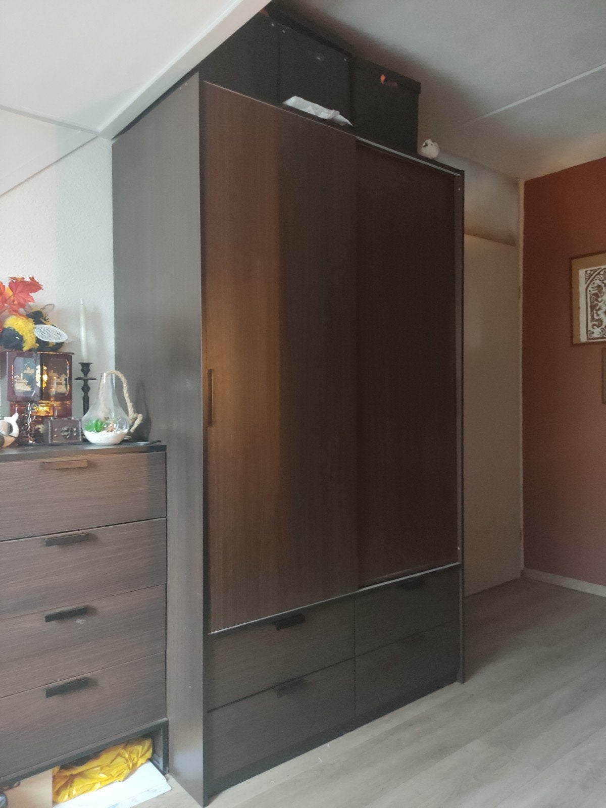 IKEA Trysil kledingkast, Huis en Inrichting, Ophalen, 100 tot 150 cm, 200 cm of meer, Trysil