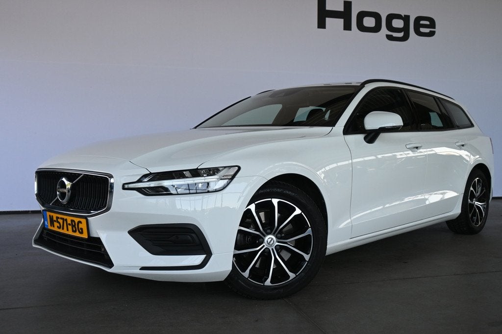 Volvo V60 2.0 B3 Momentum Advantage Automaat Navigatie Stuur, Auto's, Volvo, Stof, 4 cilinders, Wit, Origineel Nederlands