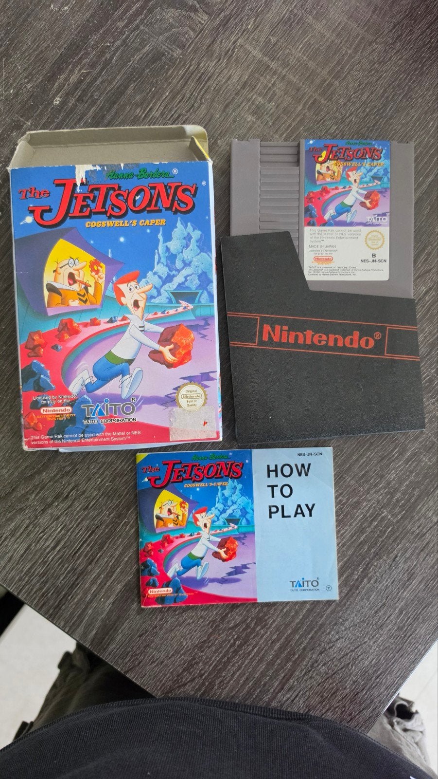 The Jetsons: Cogswell's Caper NES (Compleet in doos), Gebruikt, 1 speler, Ophalen of Verzenden, Platform