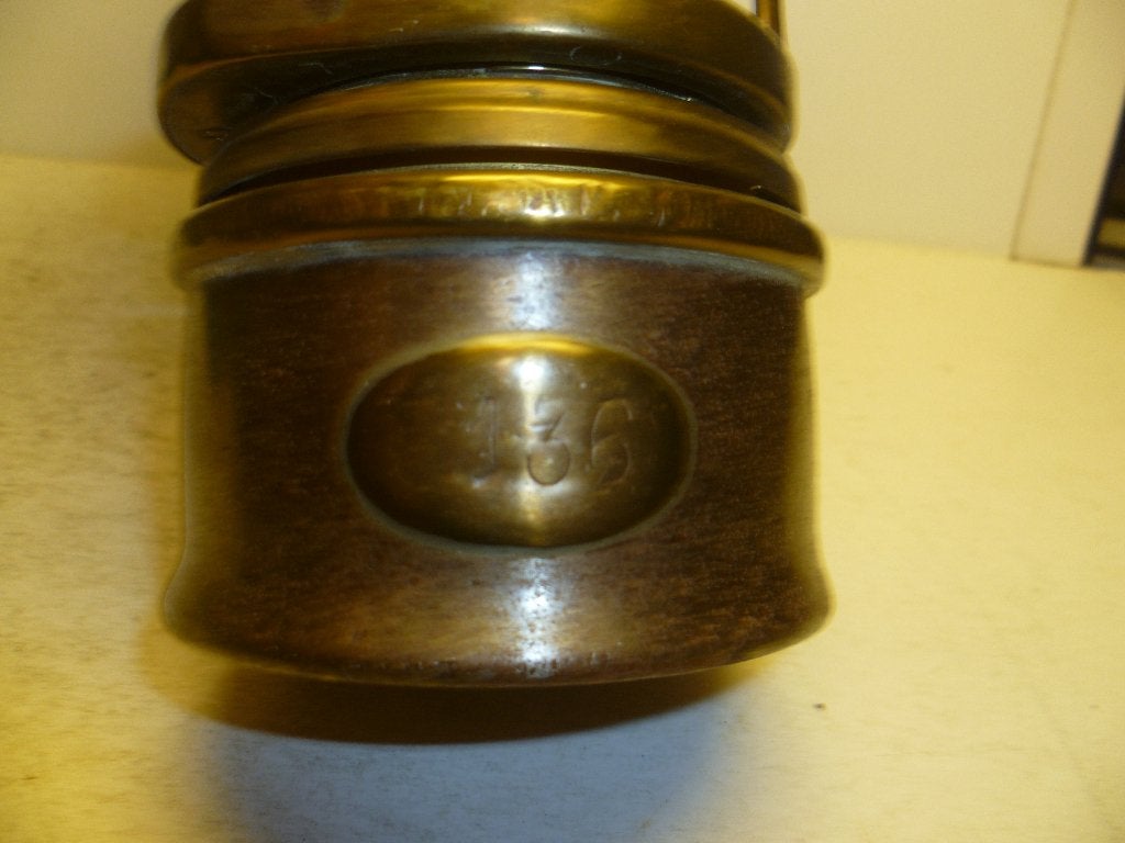 Mijnlamp nr. 136 Compleet met glaasje Schottugen Mainz Jenna, Ophalen of Verzenden