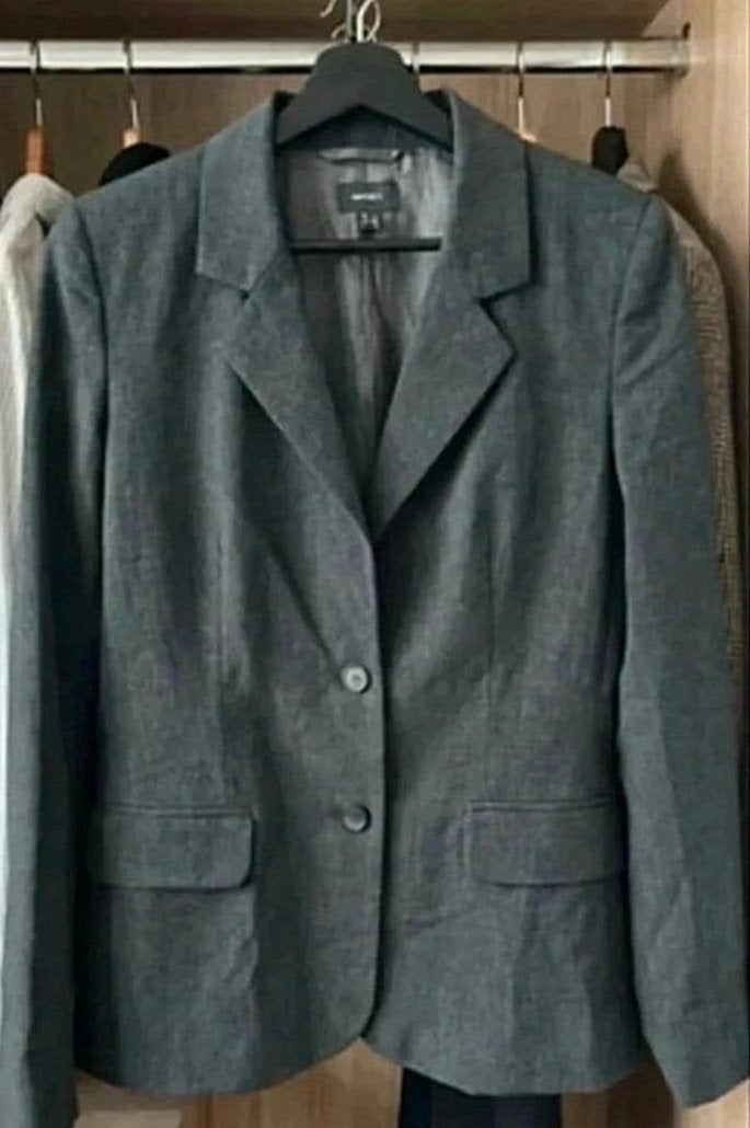 Blazer maat 38 maat M, Verzenden, Zo goed als nieuw, Maat 38/40 (M), Grijs