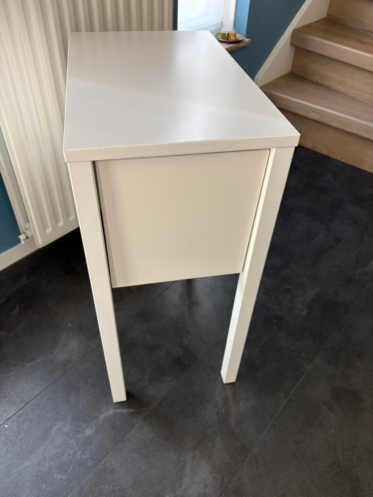 Ikea nachtkastje wit, Ophalen, Gebruikt, Minder dan 45 cm, 55 tot 70 cm