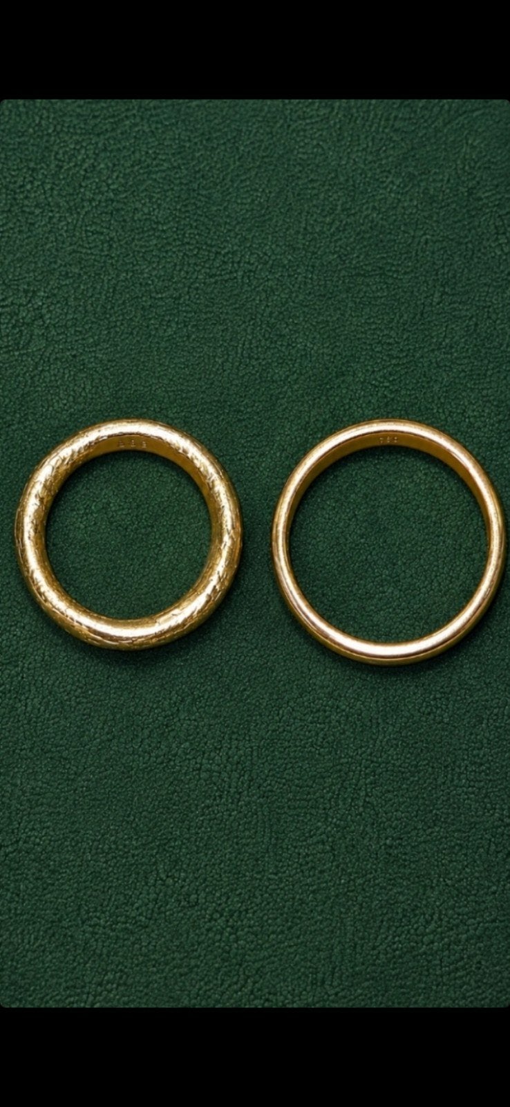 2 Gouden Ringen: 14 Karaat (3g) en 18 Karaat (4g), Ophalen of Verzenden, Zo goed als nieuw, Dame, Goud