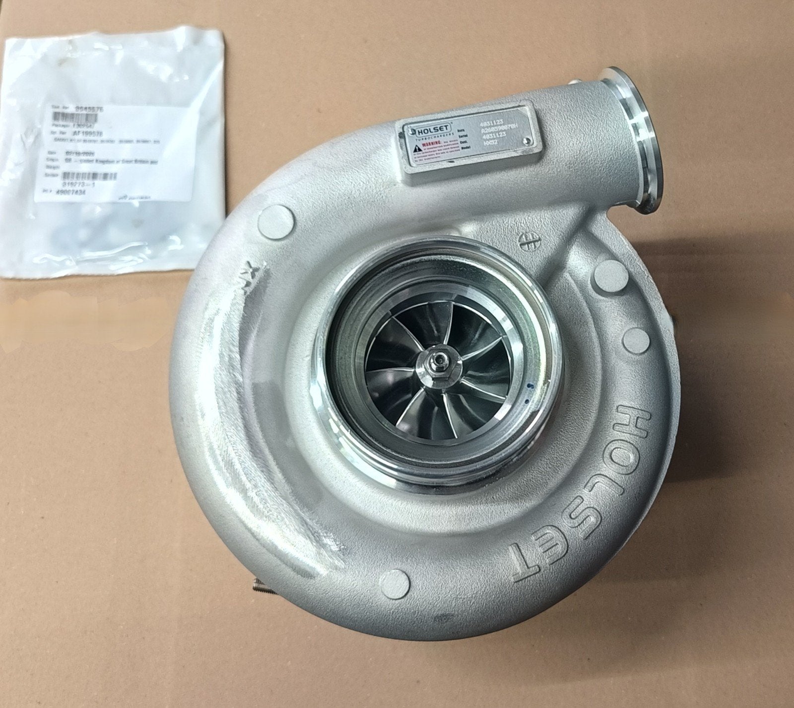 New Turbocharger Holset HX52 16cm V-band twin made in UK, Ophalen of Verzenden