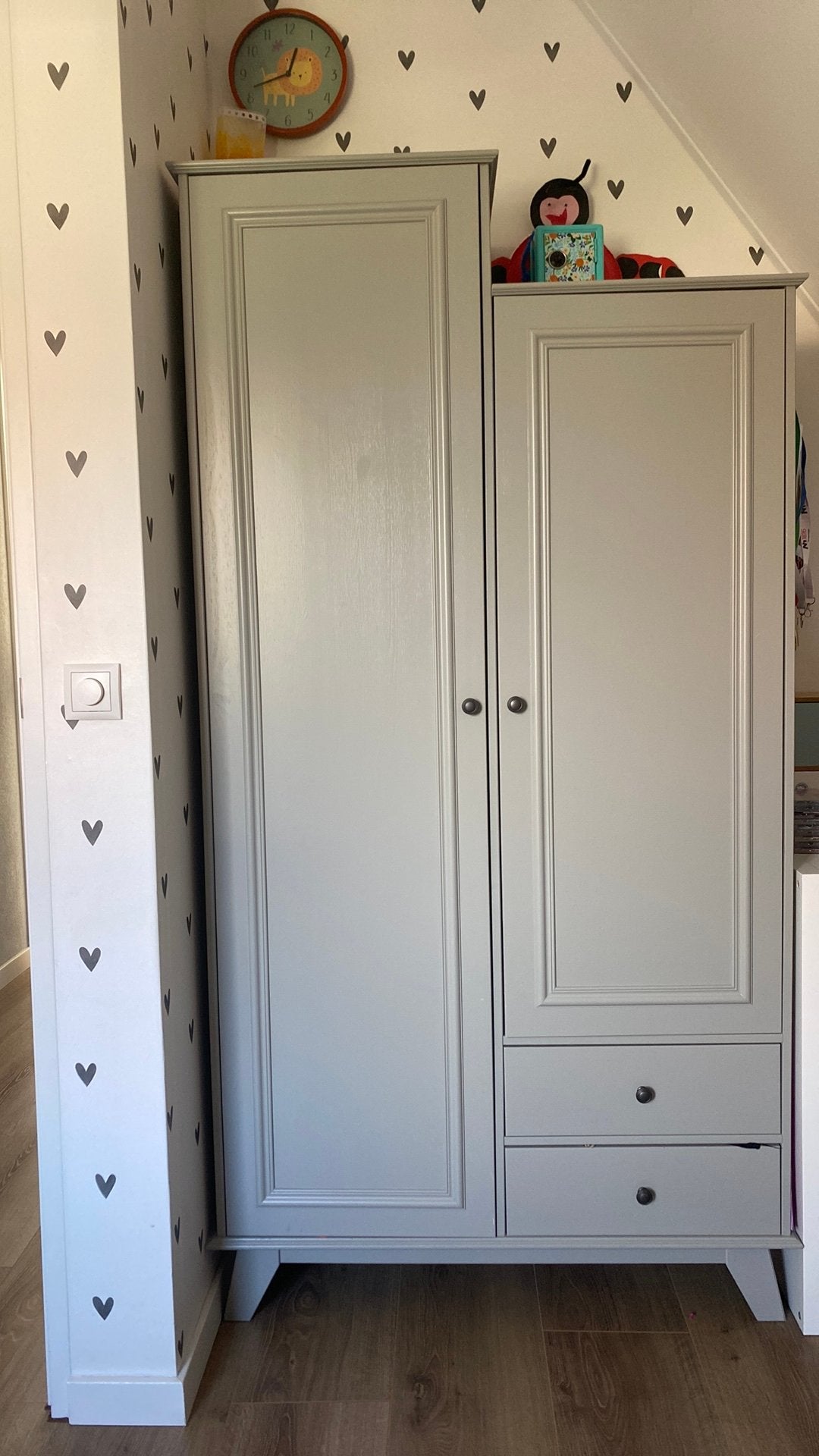 Kledingkast kinderkamer van het merk Woood, 100 tot 150 cm, Ophalen of Verzenden, 25 tot 50 cm, Met lade(s)