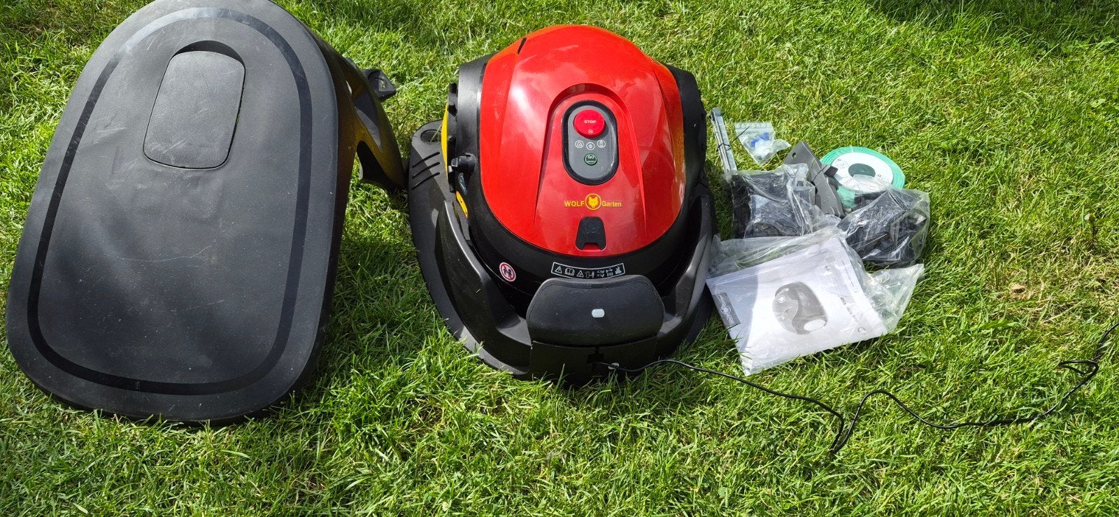 Loopo S150 robotmaaier - Nieuwe accu!, Ophalen, Zo goed als nieuw, Minder dan 20 cm, Loopo