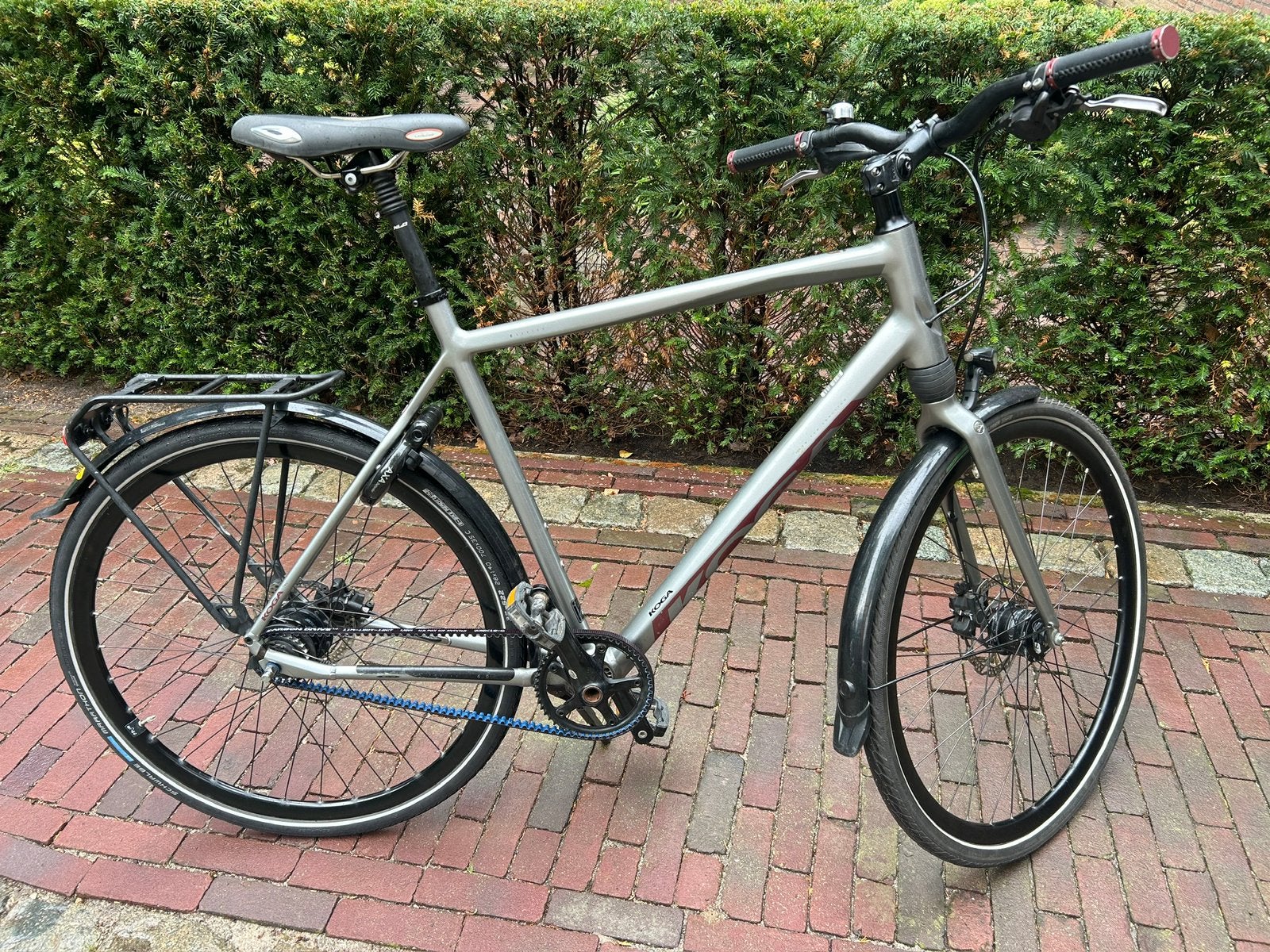 Koga F3 6.0 (2020) H60 Alfine 11 nieuwe belt, Ophalen, 28 inch, Gebruikt, Vering