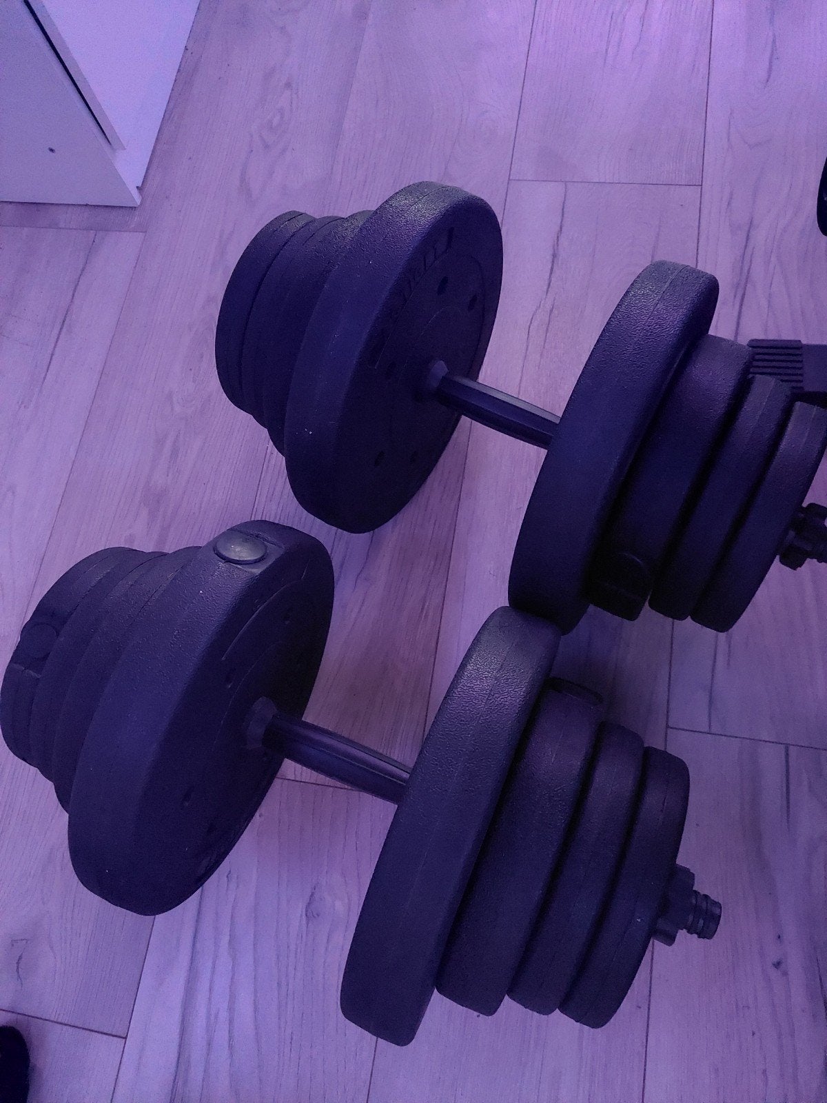 Dumbbell set - 2 x 20 kg, Ophalen of Verzenden, Nieuw, Rug, Dumbbell