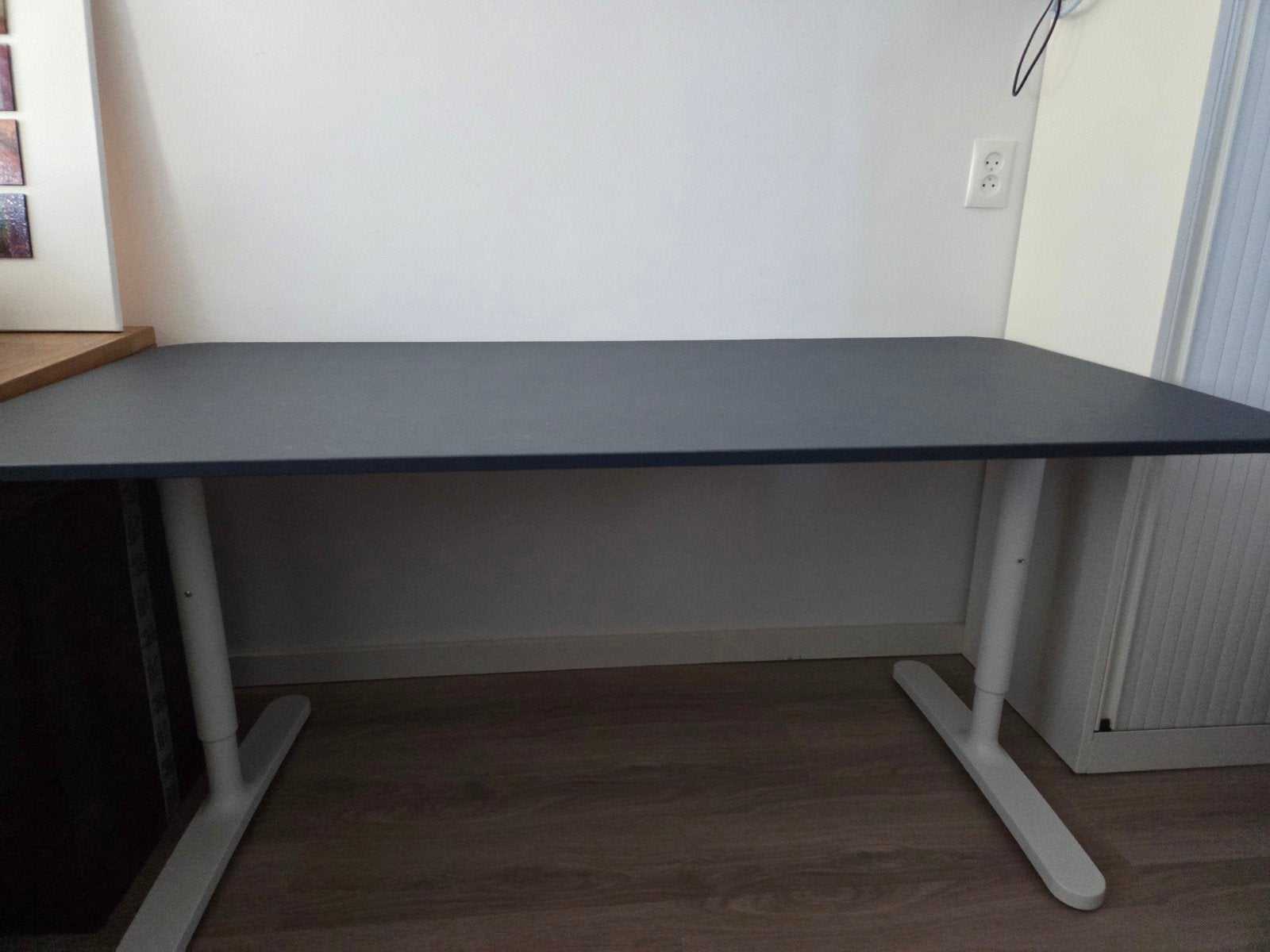 IKEA Bureaublad Antraciet - In Hoogte Verstelbaar, Ophalen, Gebruikt, In hoogte verstelbaar, IKEA