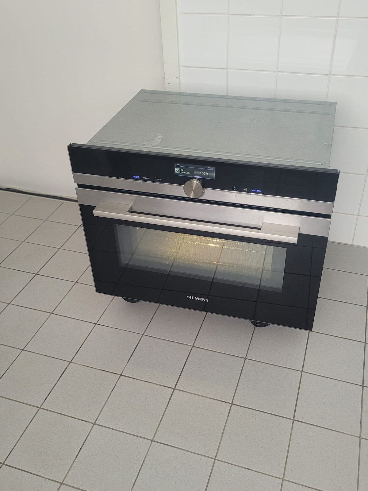 Prachtige Siemens combioven met magnetron functie, Ophalen, Zo goed als nieuw, Magnetronfunctie