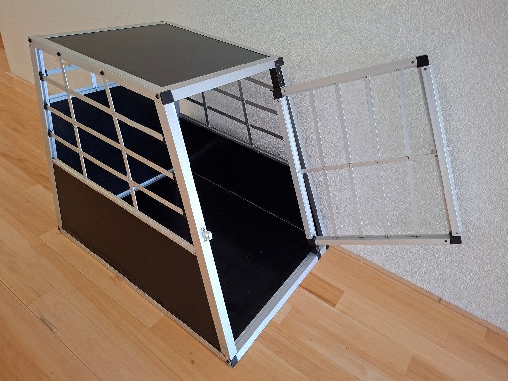 Tectake Hondenbench auto,  65x85x69,5   Reisbench, hondenhok, Ophalen, Gebruikt