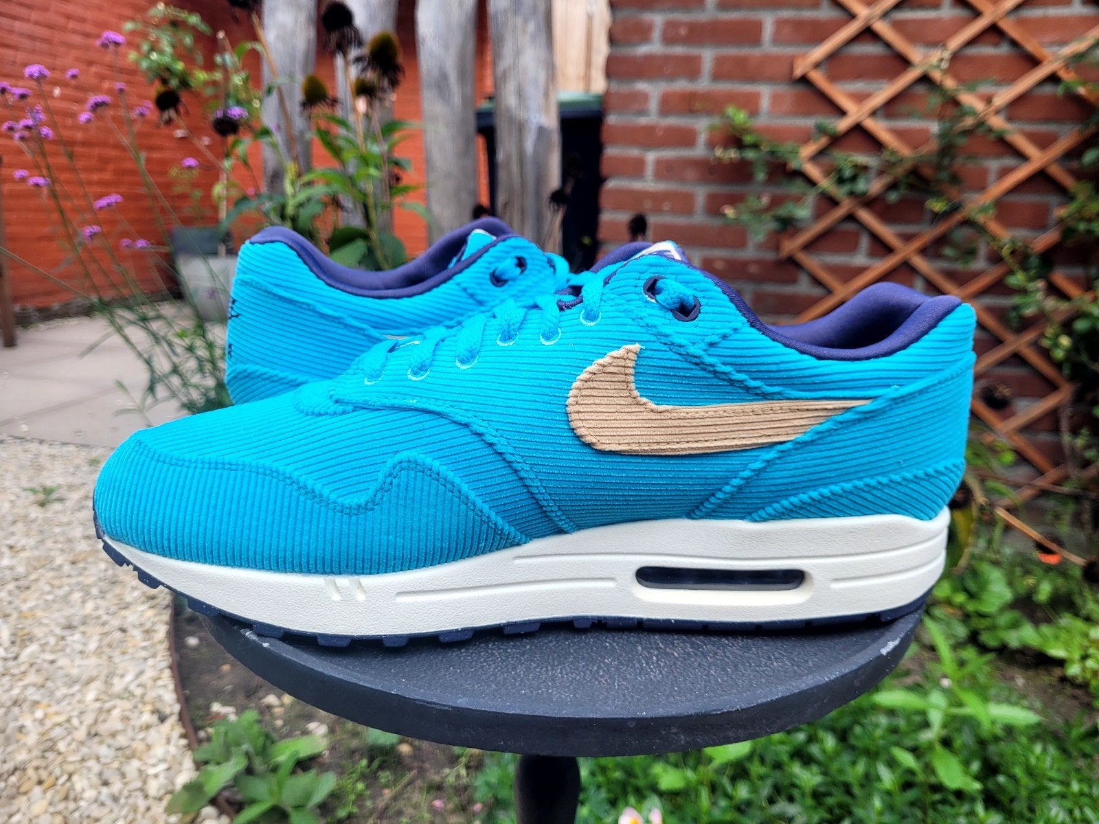 Nike Air Max 1 "Corduroy Baltic Blue" maat 45,5 nieuw, ManolaSneakers@gmail.com, 5151AS, Blauw, Nike