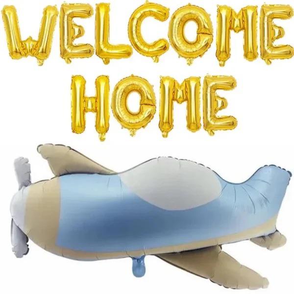 Welcome Home folie ballonnen ser, Versiering, Nieuw, Ophalen of Verzenden, Info@sweet-one.nl