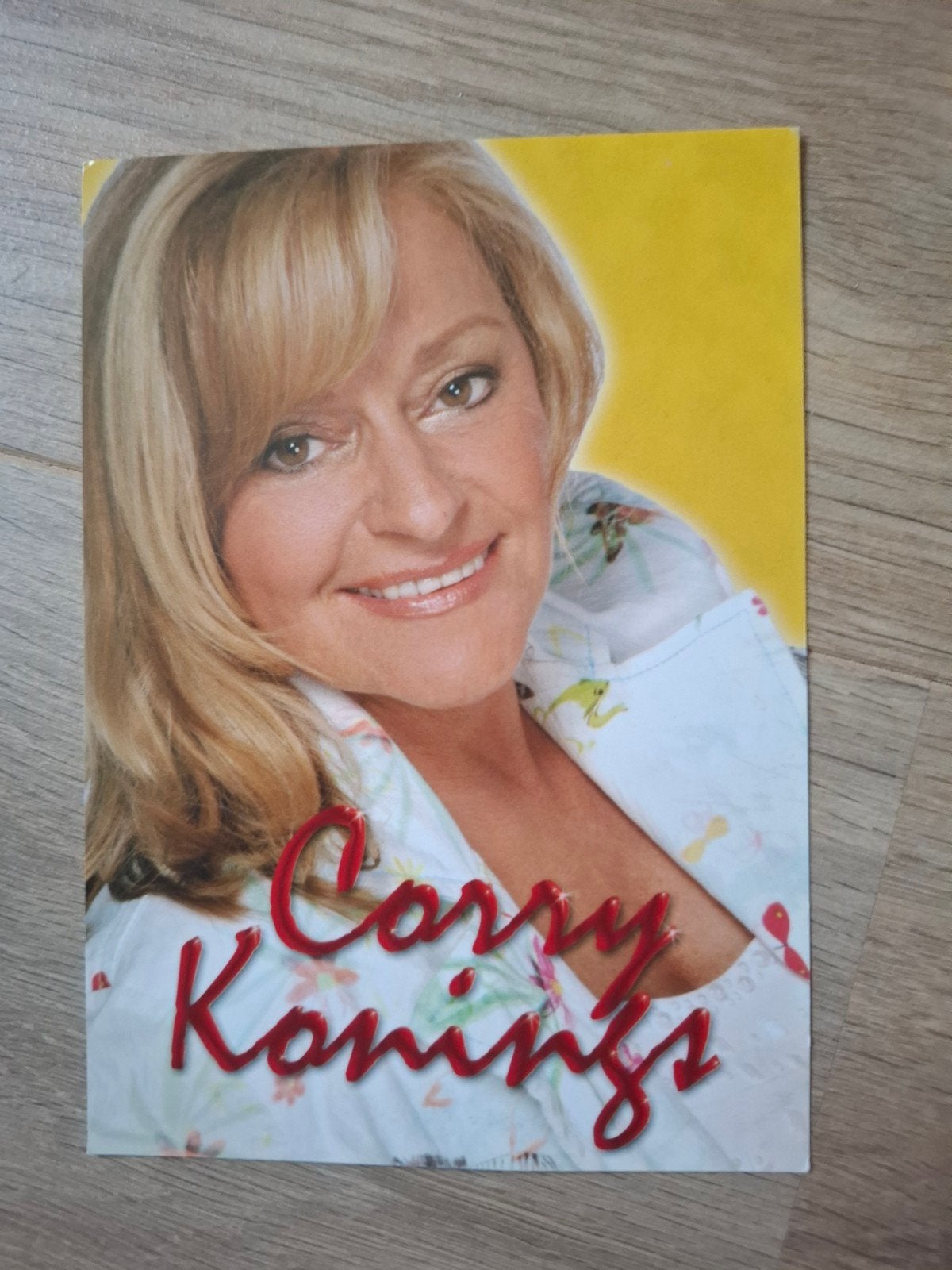Corry Konings -  Ansichtkaart, Ophalen of Verzenden, Zo goed als nieuw, Artiest, Corry Konings