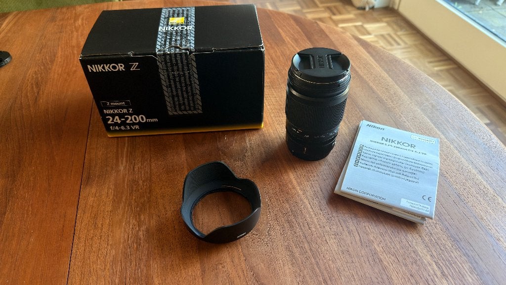 Nikon Z 24-200mm f/4-6.3, Audio, Tv en Foto, Fotografie | Lenzen en Objectieven, Ophalen, Nikon, Telelens, Zo goed als nieuw