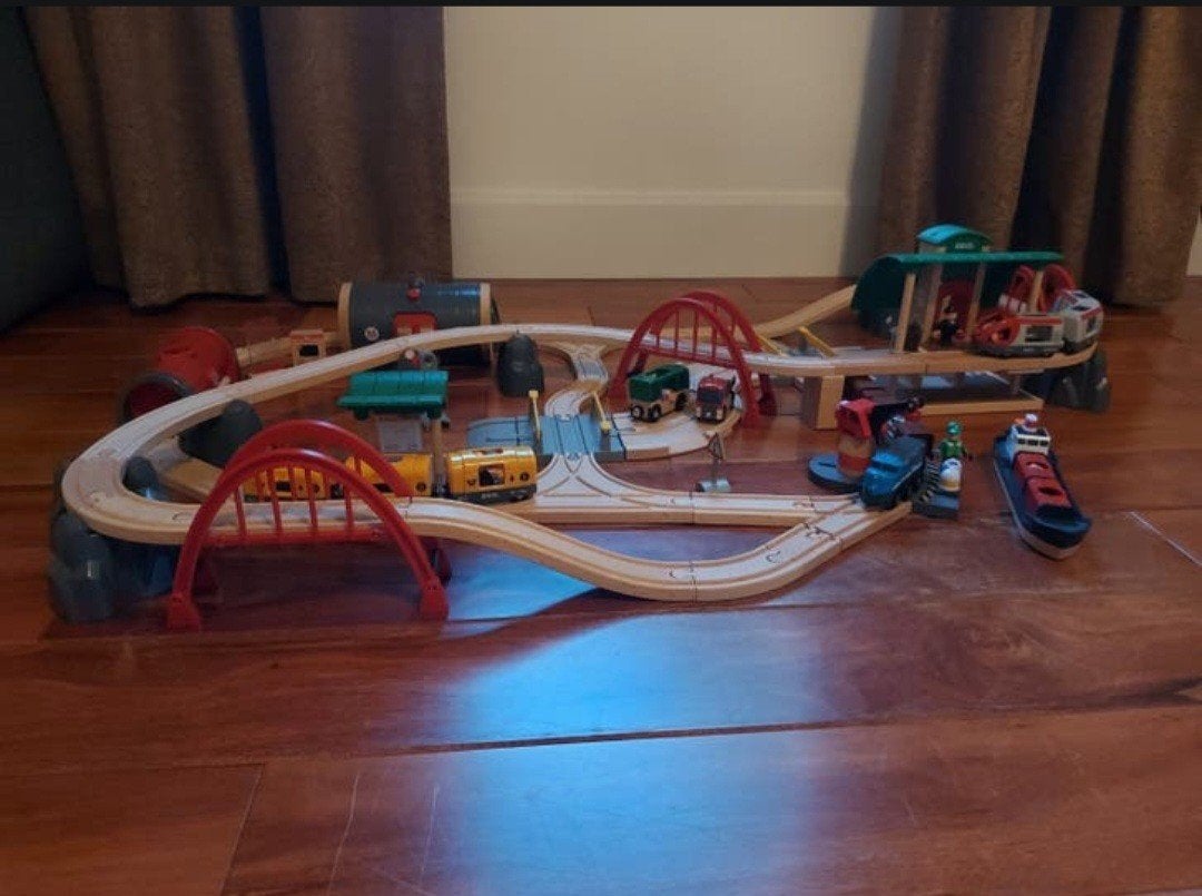 Brio Deluxe Railway set 33052, Ophalen of Verzenden, Zo goed als nieuw, Overige typen
