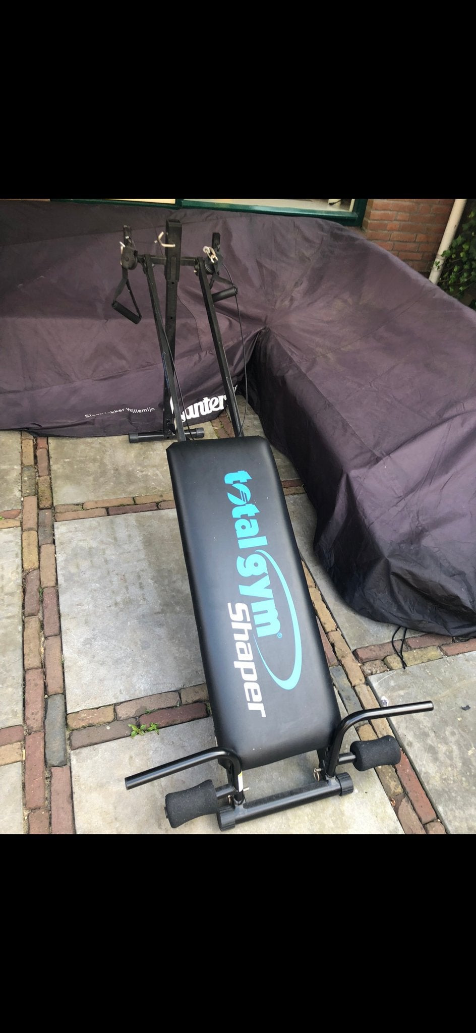Total Gym Shaper - Fitnessbank voor Thuis, Sport en Fitness, Fitnessmaterialen, Ophalen of Verzenden, Gebruikt, Armen, Fitnessbank