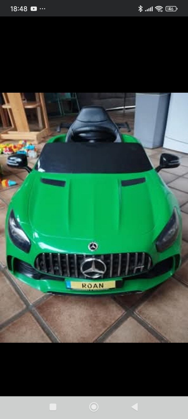 Mercedes electrische kinderauto, Ophalen of Verzenden, Zo goed als nieuw