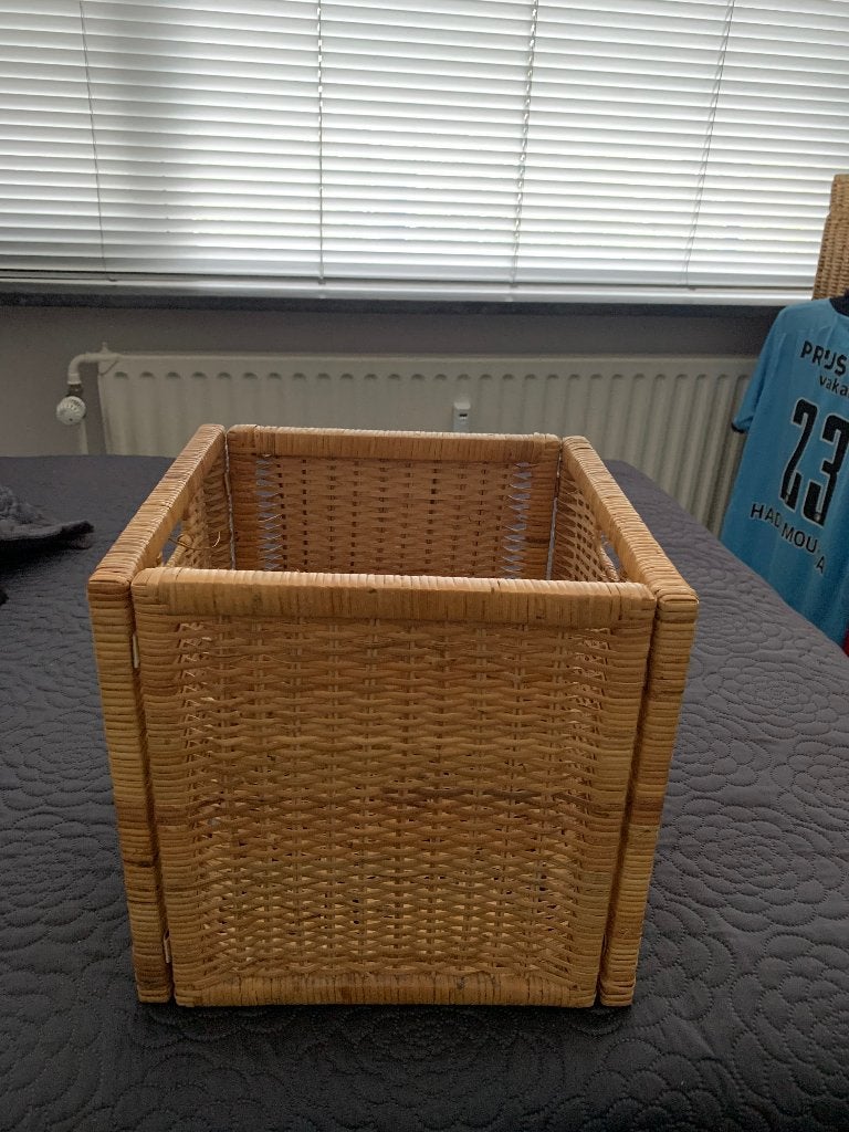 5x IKEA Branäs Rotan Manden / Opbergmanden (32x34x32 cm), Ophalen, Mand, Vierkant, Zo goed als nieuw