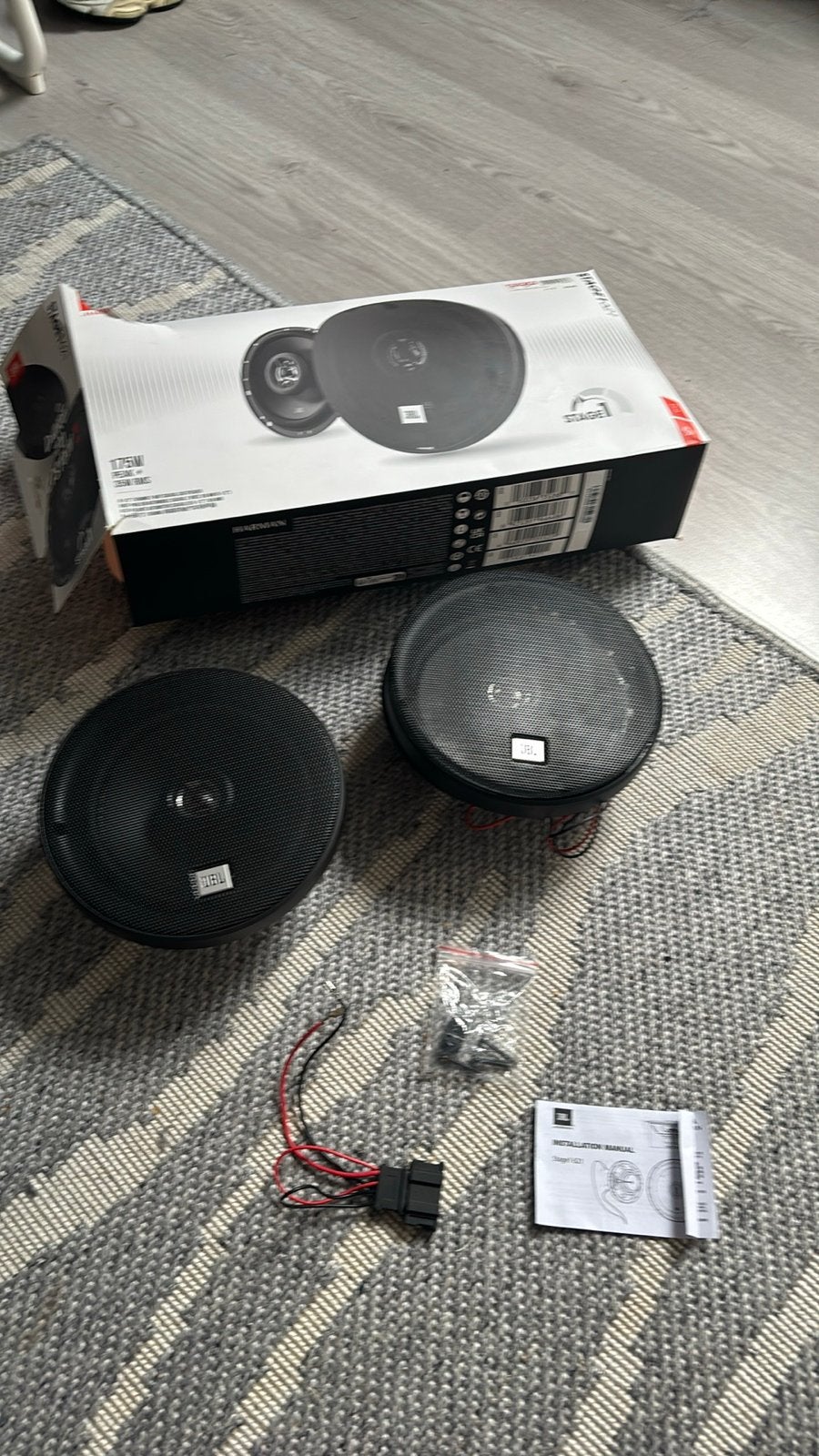 JBL Stage1 621F 175W 2-weg autospeakers, Auto diversen, Ophalen, Gebruikt