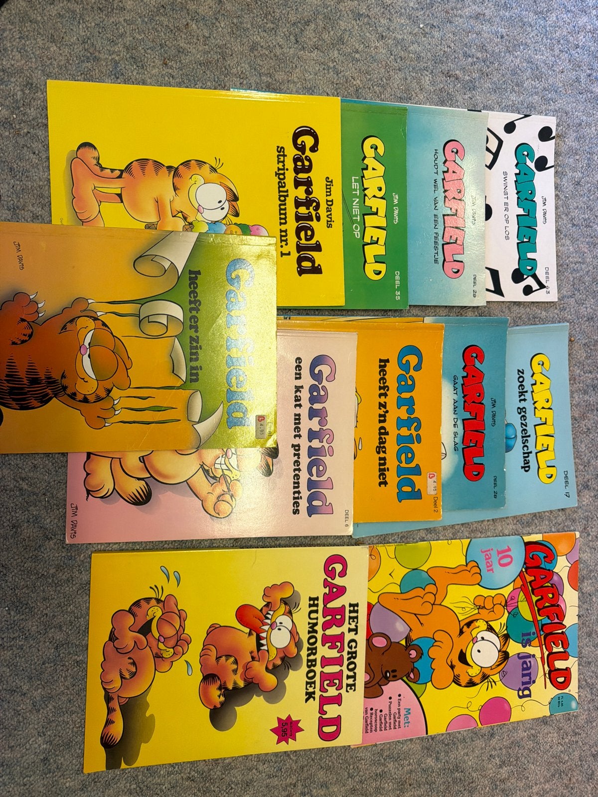 Garfield stripboeken en humorboeken - Complete collectie, Meerdere stripboeken, Ophalen of Verzenden, Gelezen