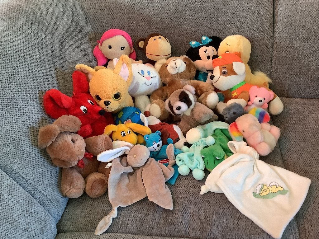 Partij van 22 knuffels groot en klein  div. merken  6 euro, Kinderen en Baby's, Speelgoed | Knuffels en Pluche, Ophalen of Verzenden