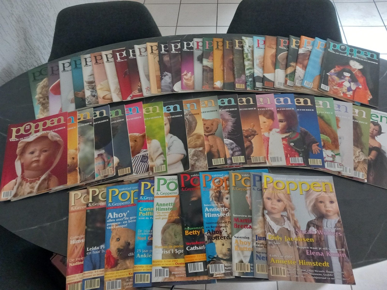 Complete verzameling Poppen vakblad 1988 t/m 2002., Ophalen of Verzenden, Zo goed als nieuw, Overige typen