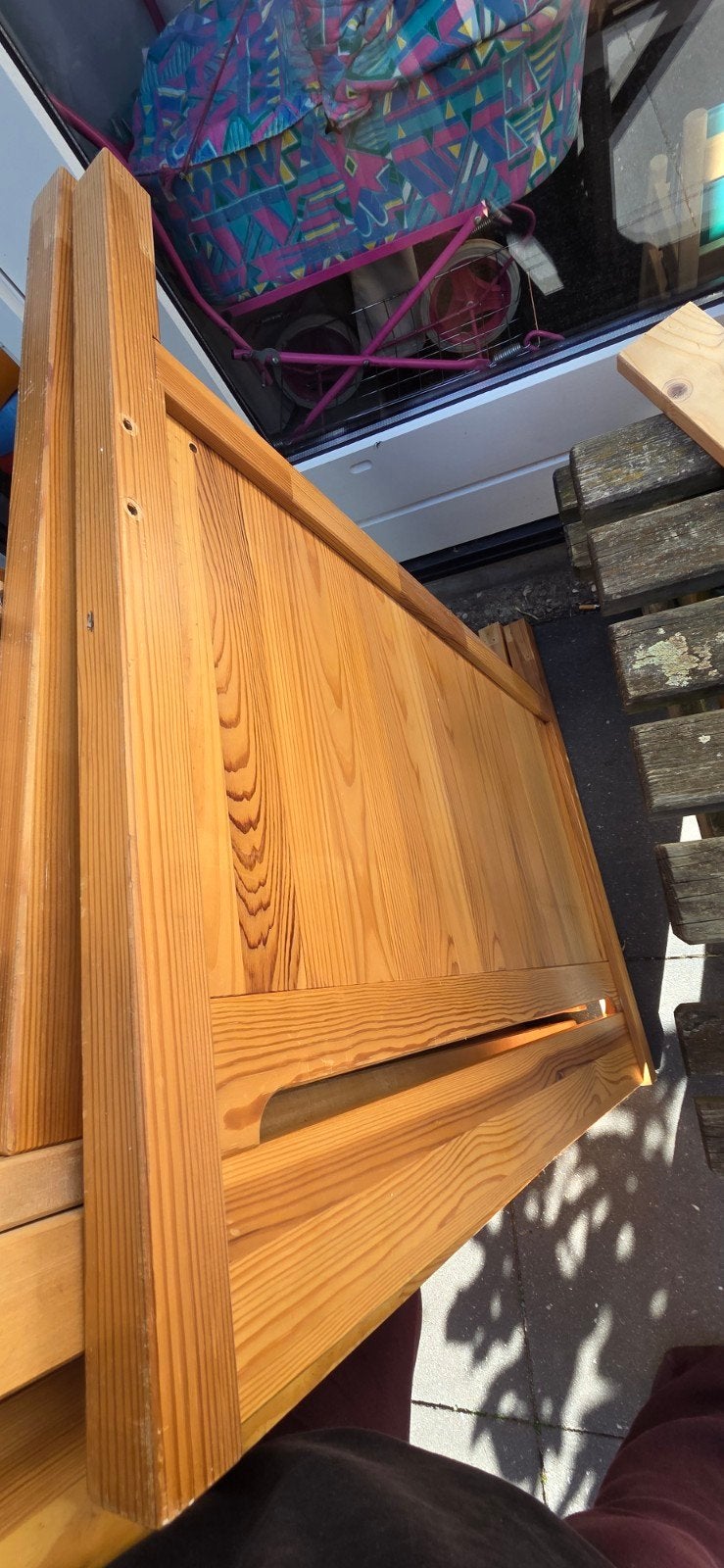 Ikea Trofast houten meegroeibed/peuterbed met lattenbodem, Kinderen en Baby's, Ophalen, Gebruikt, Lattenbodem