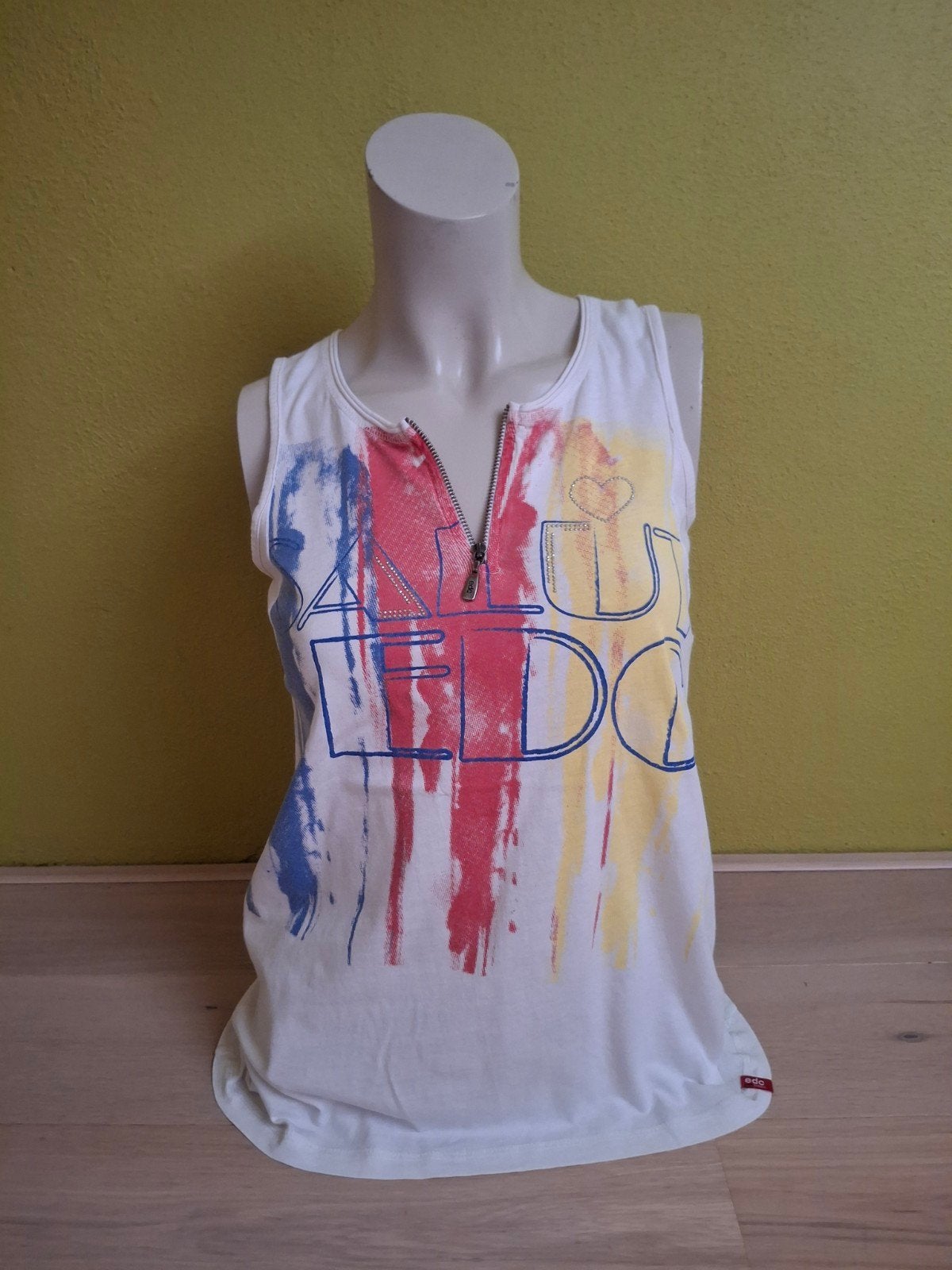 ESPRIT leuk zomershirt. Mt 38, Kleding | Dames, Tops, Verzenden, Zo goed als nieuw, Maat 38/40 (M), Korte mouw