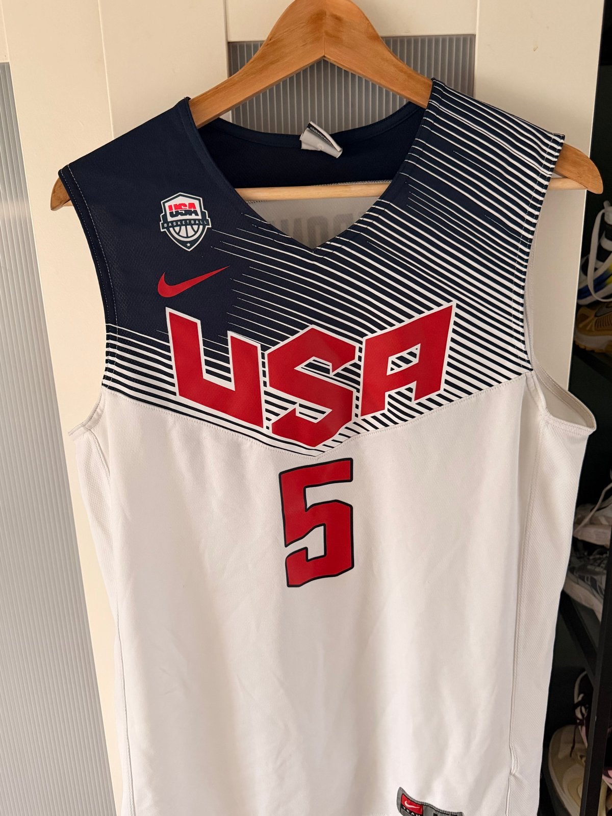 USA Basketbal shirt - Durant #5, Ophalen of Verzenden, Zo goed als nieuw, Kleding