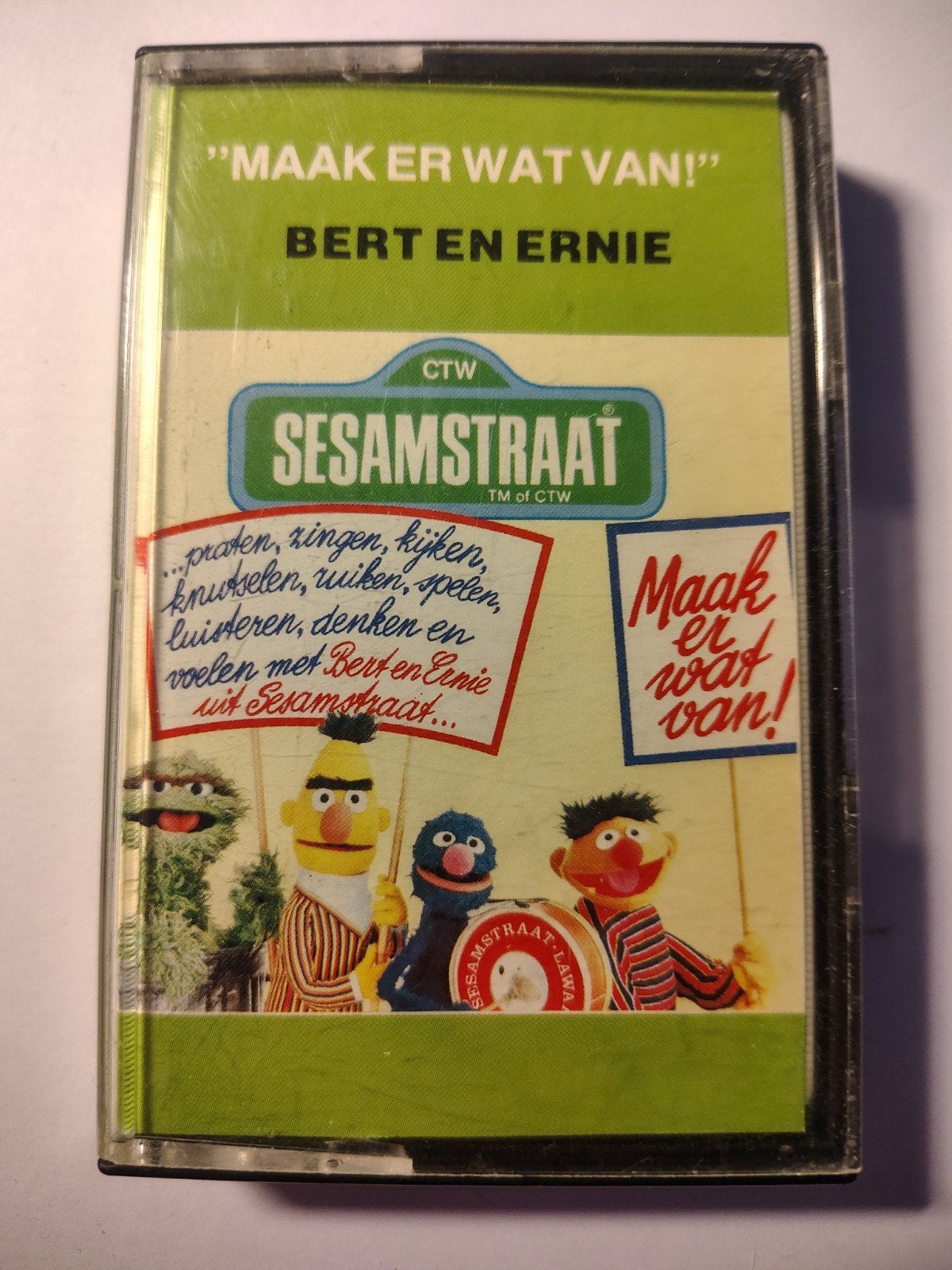 Bert en Ernie Maak er wat van! Cassette, Cd's en Dvd's, Cassettebandjes, Ophalen of Verzenden, Zo goed als nieuw, Nederlandstalig