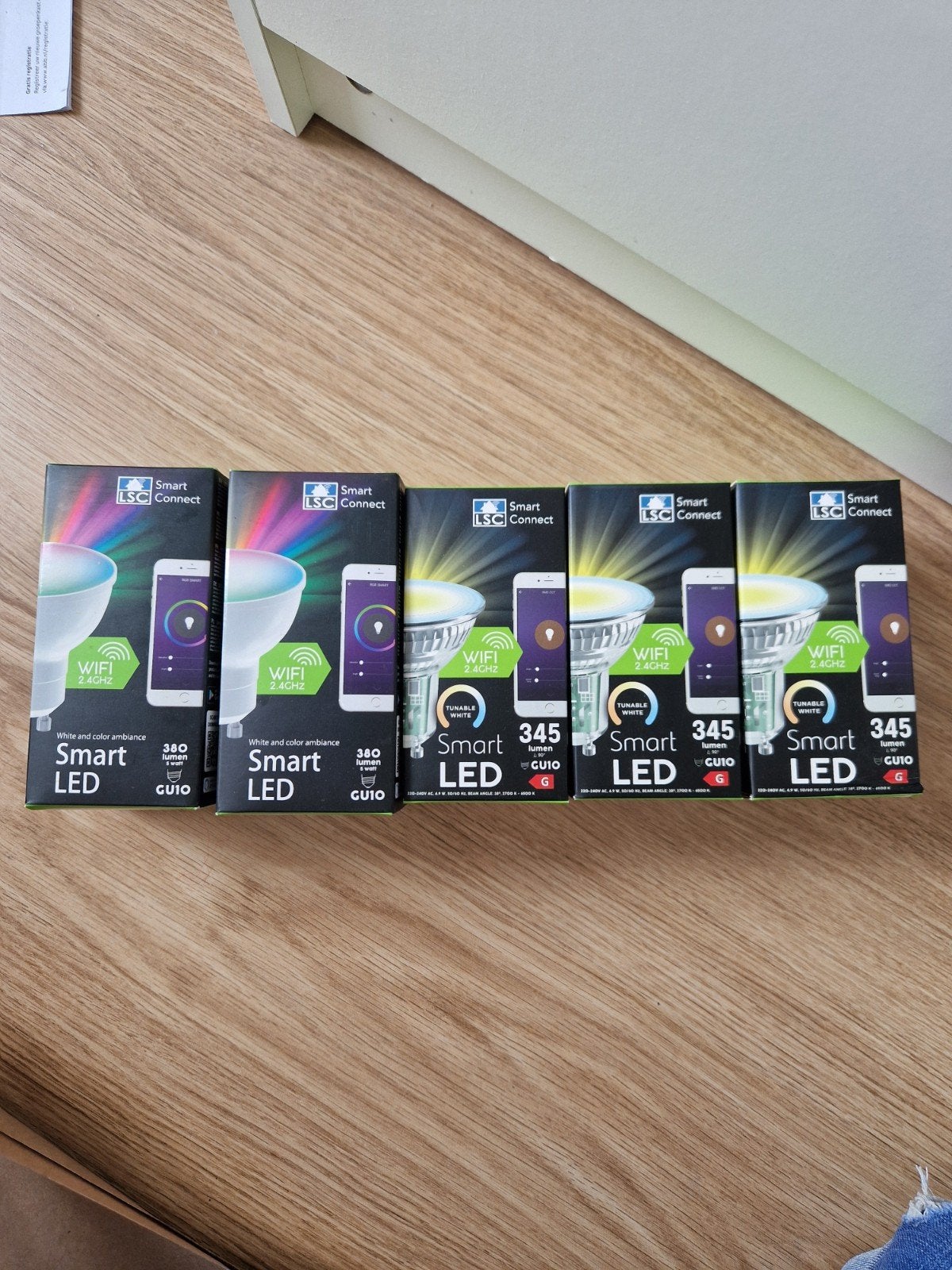 LSC Smart Led 5 x GU10, Ophalen of Verzenden, Zo goed als nieuw, Overige fittingen, Led-lamp