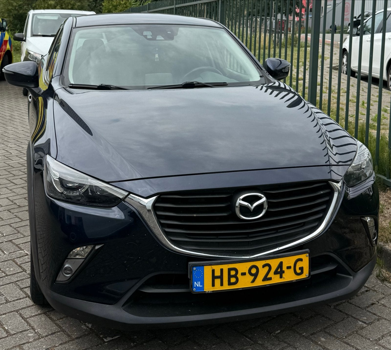 Mazda CX-3 2.0 Skyactiv-g 88KW AUT 2015 Blauw, Auto's, 1998 cc, 625 kg, 4 cilinders, Blauw