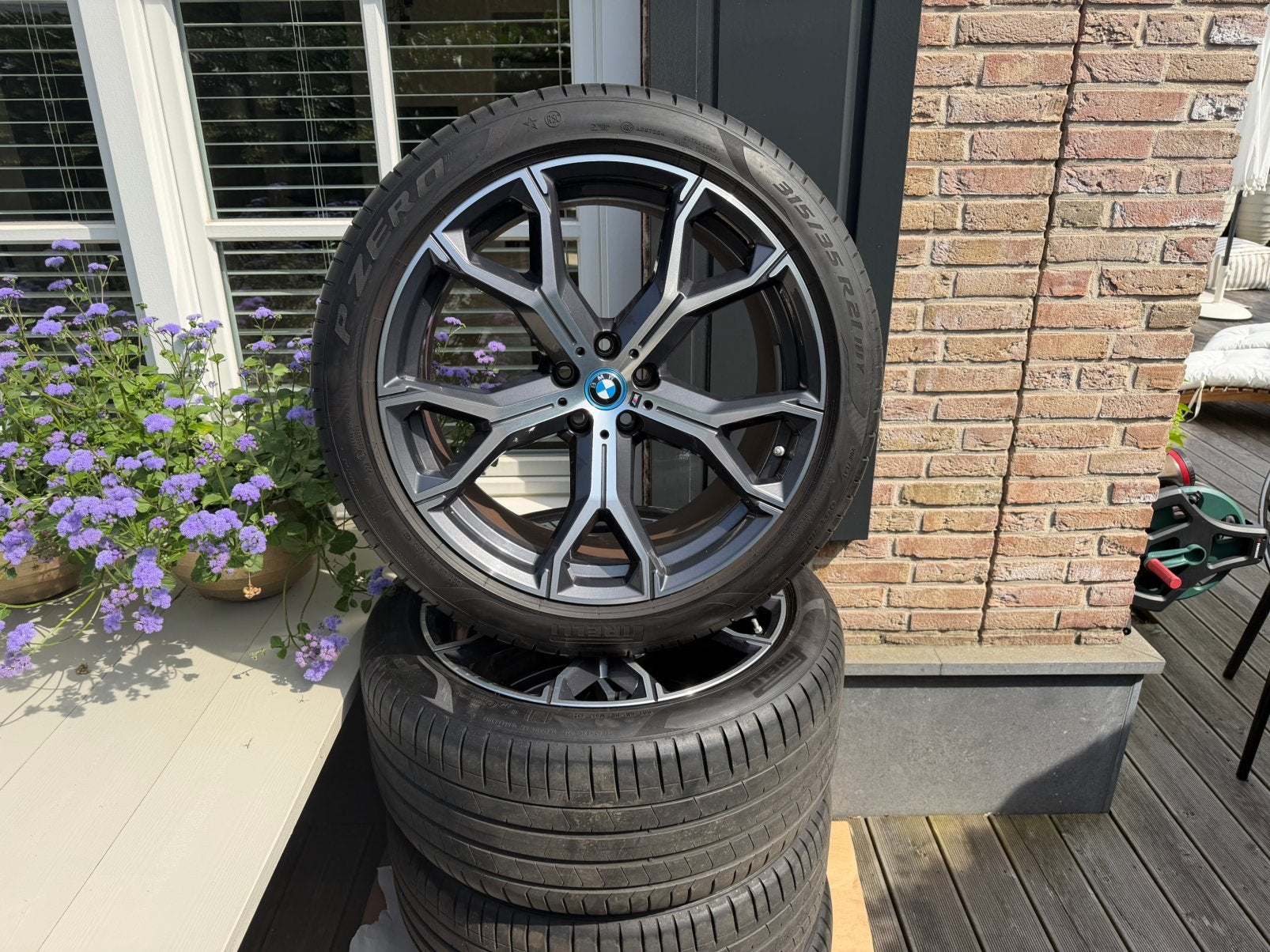BMW X5 Zomerbanden met velgen 6+MM -  G05 X6 G06, Auto-onderdelen, Banden en Velgen, Banden en Velgen, Zomerbanden, 21 inch, 275 mm