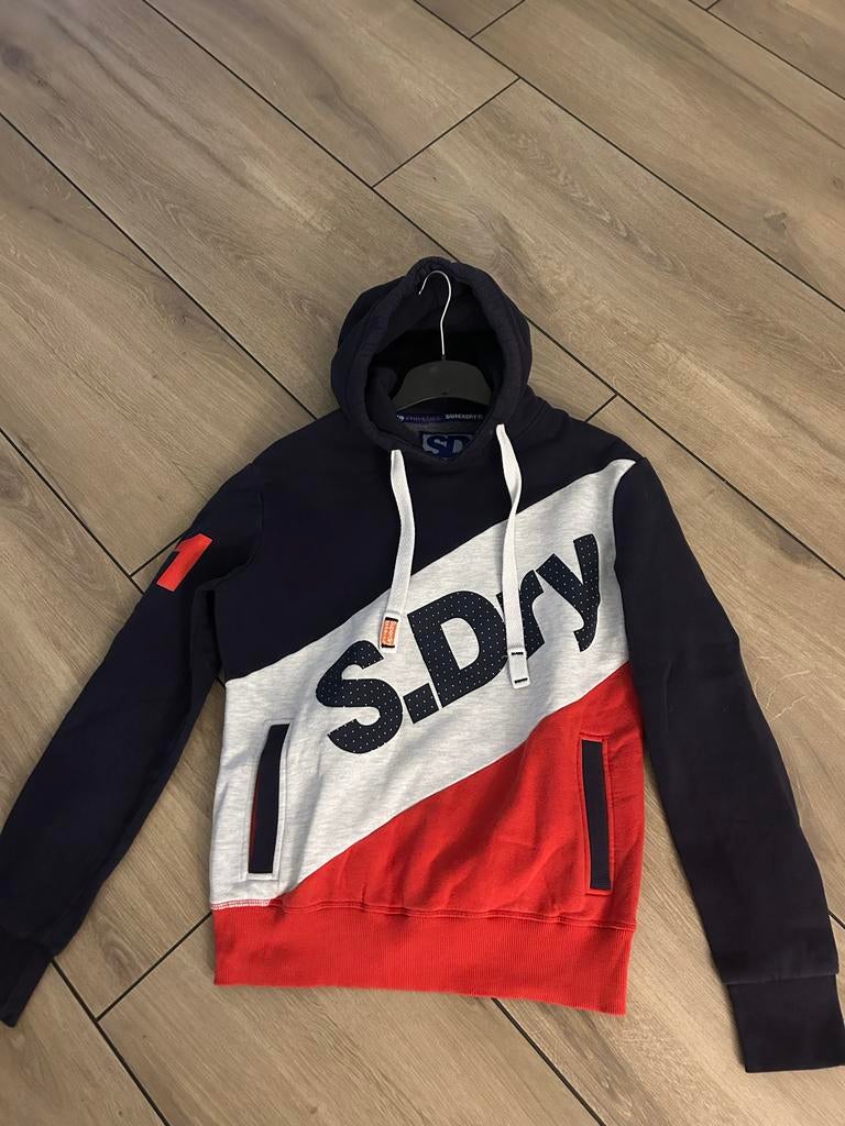 Superdry sweater hoodie maat S, heren/dames, zo goed als nie, Ophalen of Verzenden, Zo goed als nieuw, Maat 46 (S) of kleiner