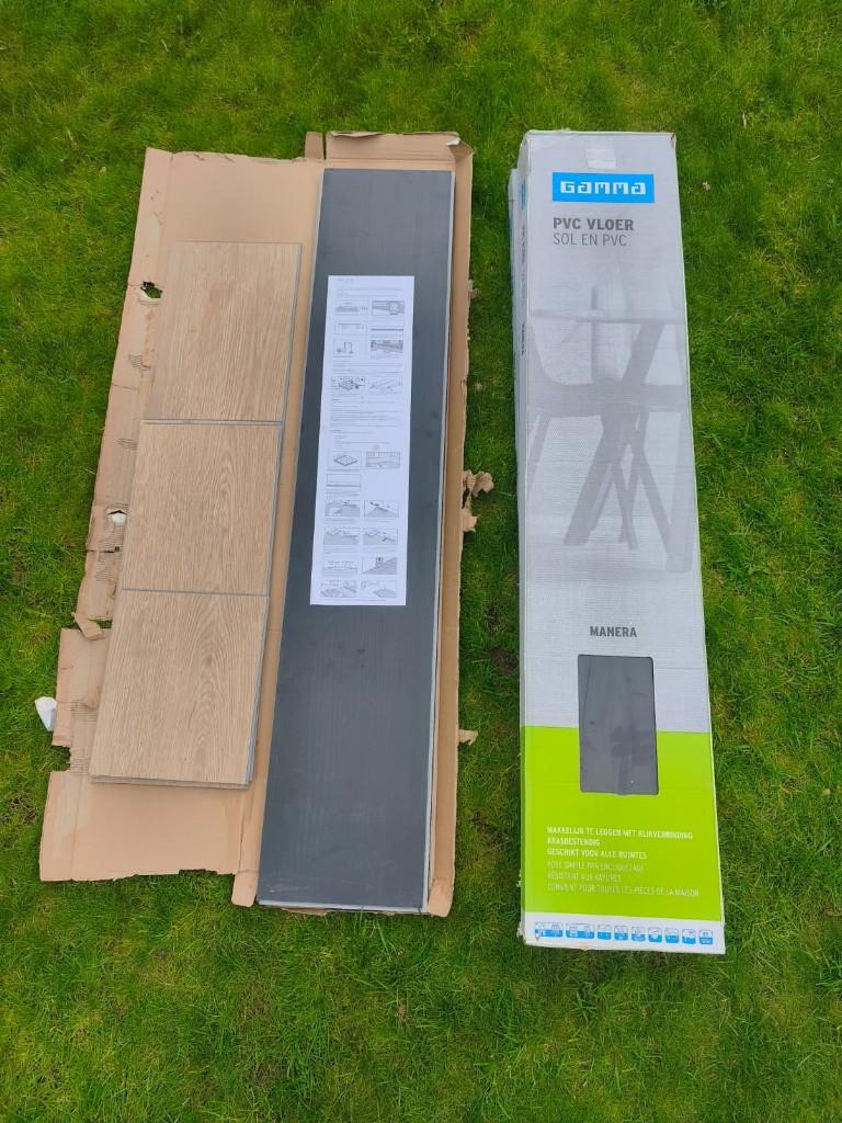 GAMMA click PVC Manera naturel eiken, Ophalen, Kunststof, 50 tot 150 cm, Nieuw