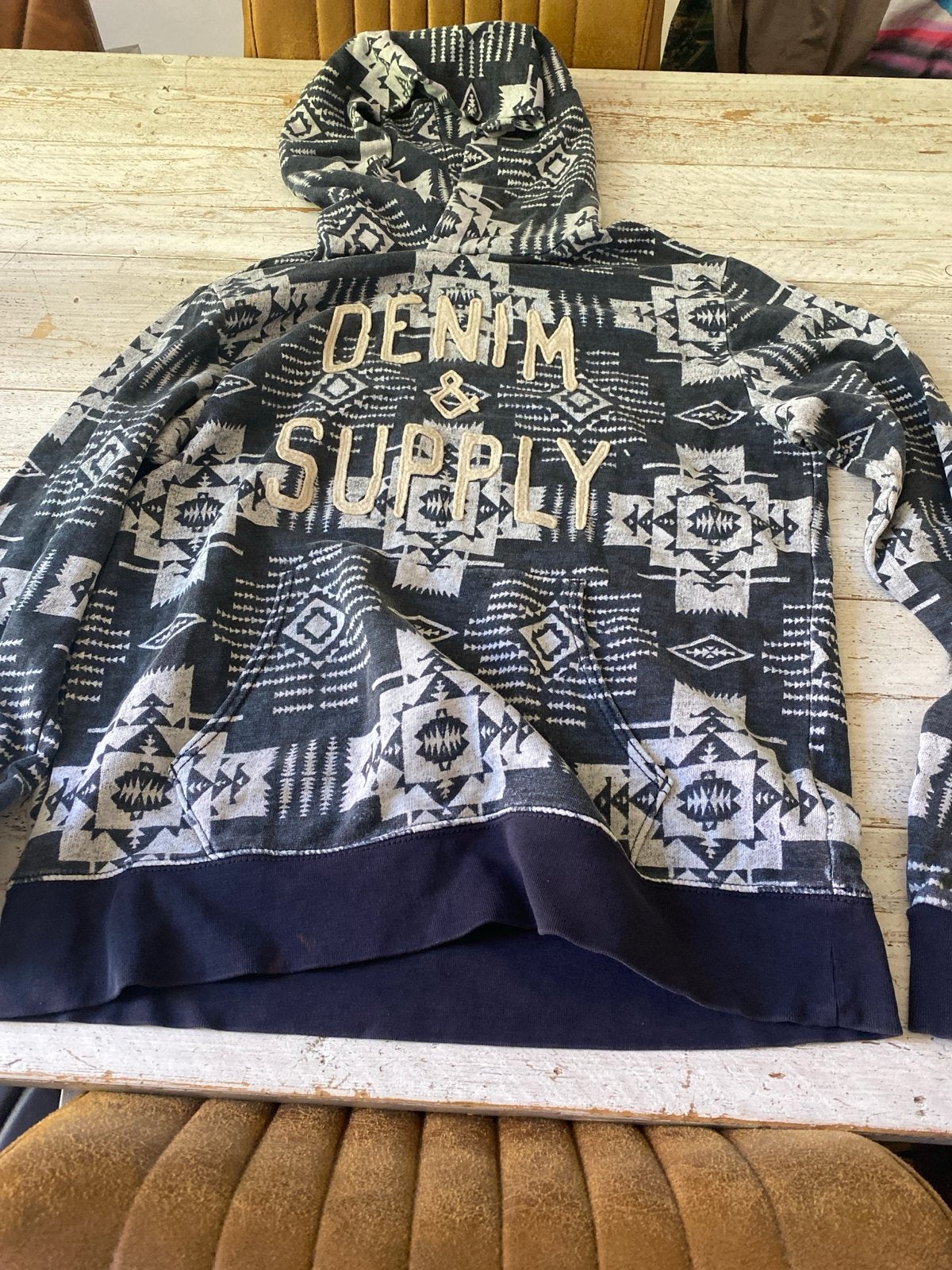 Denim & Supply Ralph Lauren Hoodie Aztec Print, Ophalen of Verzenden, Zo goed als nieuw