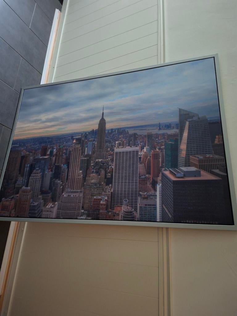 Grote New York City skyline Ikea, Ophalen, 125 cm of meer, Zo goed als nieuw, Foto of Poster