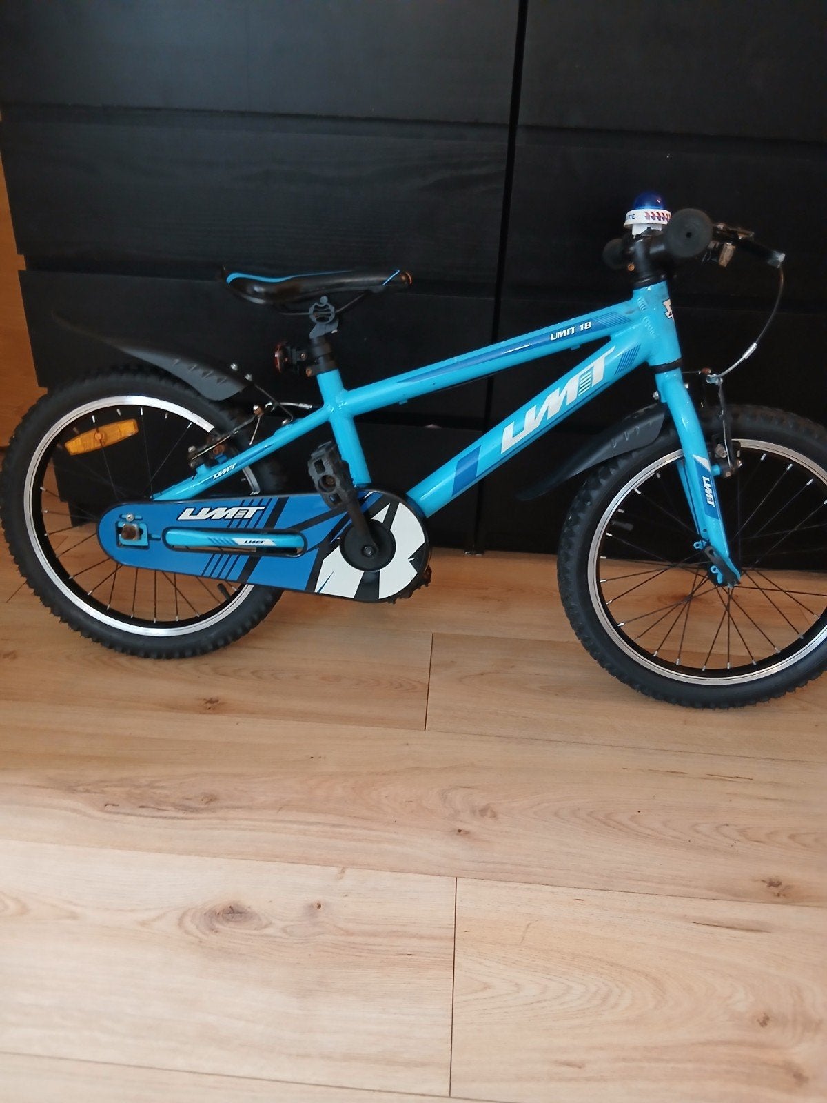Limit 18 inch kinderfiets - Blauw, Ophalen, Velgrem, Limit, 16 tot 20 inch