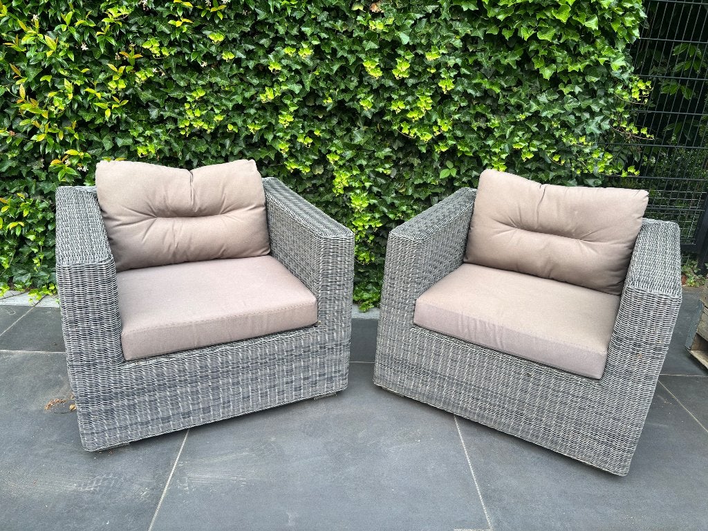 Bellagio Loungestoelen 2 stuks, Ophalen, Aluminium